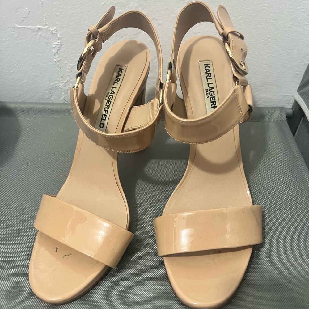 Karl Lagerfeld high heels size 9 like new